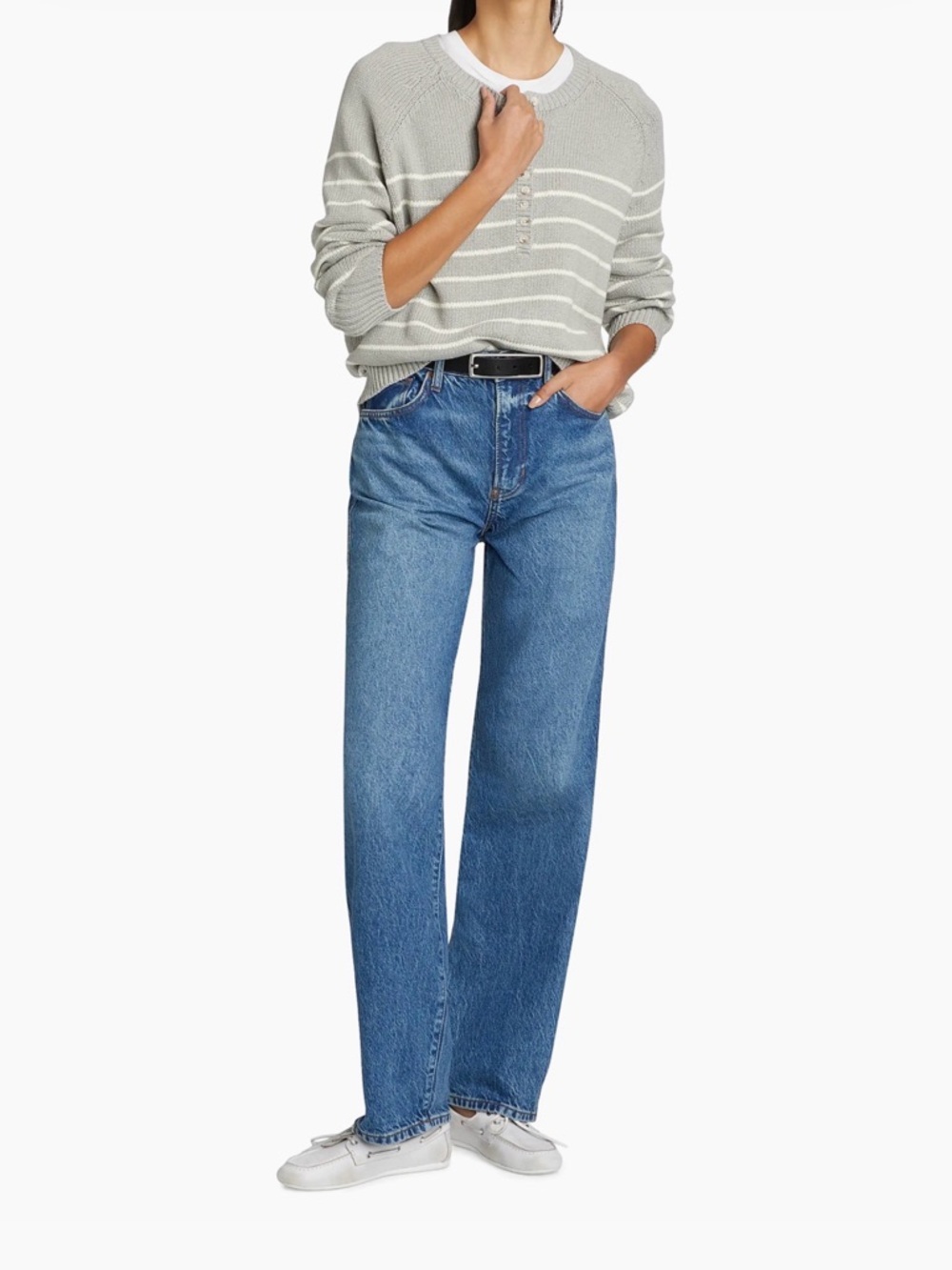 Reformation 90s Val Mid Rise Straight Leg -